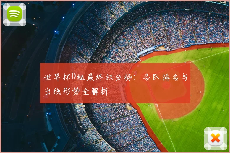 世界杯D组最终积分榜：各队排名与出线形势全解析
